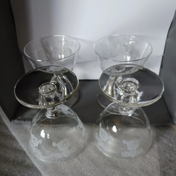 -Homer laughlin china glassware set of 4 - Picture 3 of 8